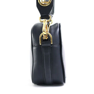 Fendi Cam Leather Gold Black Shoulder Bag